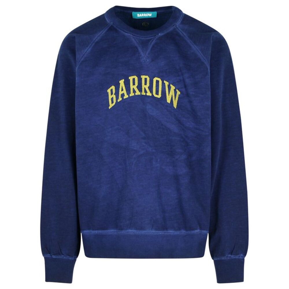 Barrow Navy Cotton Sweatshirt Men